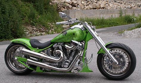 Yamaha XV 1600 Wild Star Green Spider